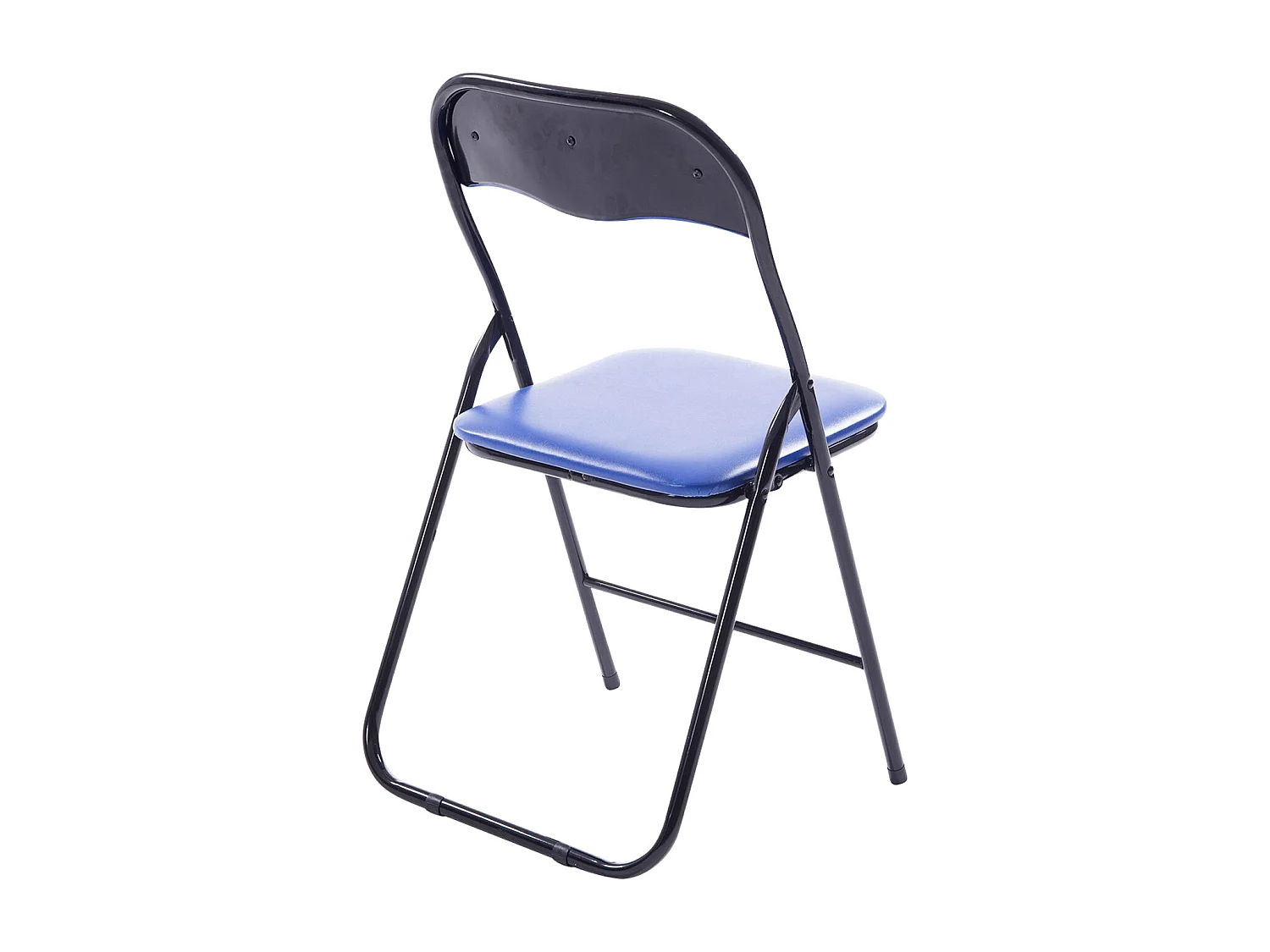 Conferentiestoelen - Kunstleer & natura - blauw/zwart - Felix