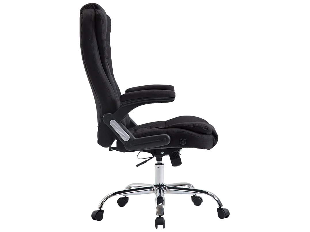 Chaise de bureau - Tissu & Nature - Noir - Thor