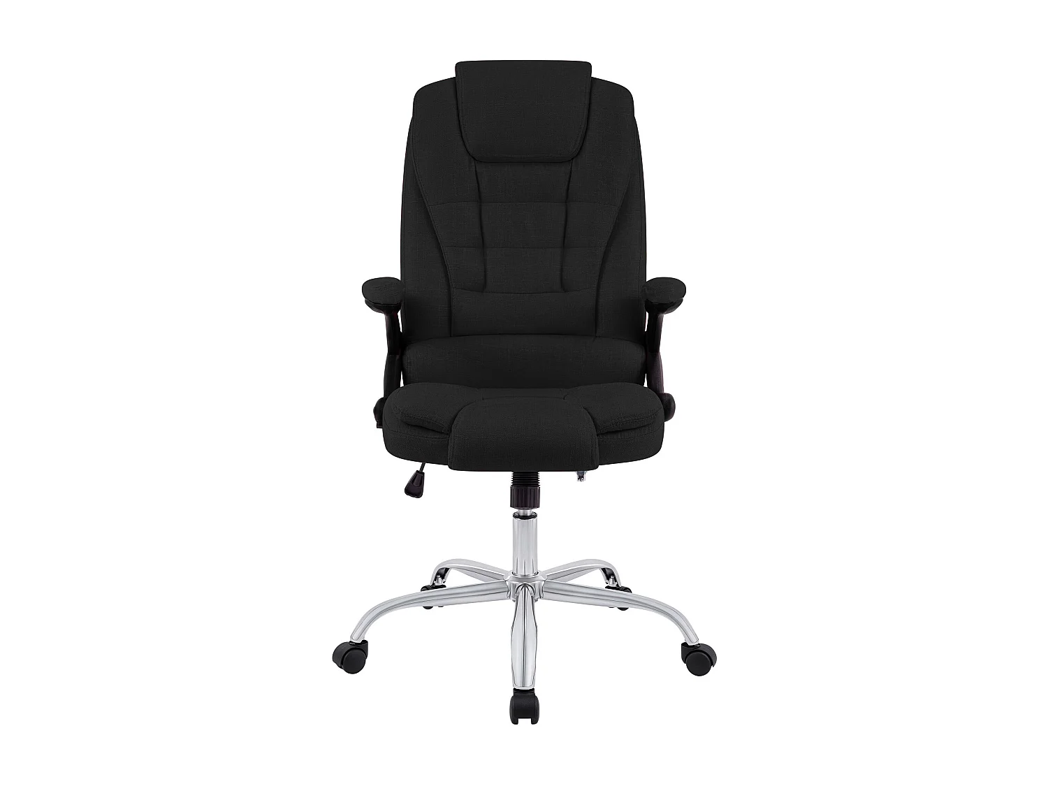 Chaise de bureau - Tissu - Noir - Thor