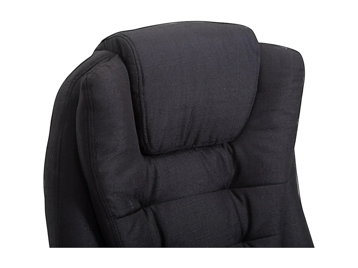 Chaise de bureau - Tissu - Noir - Thor