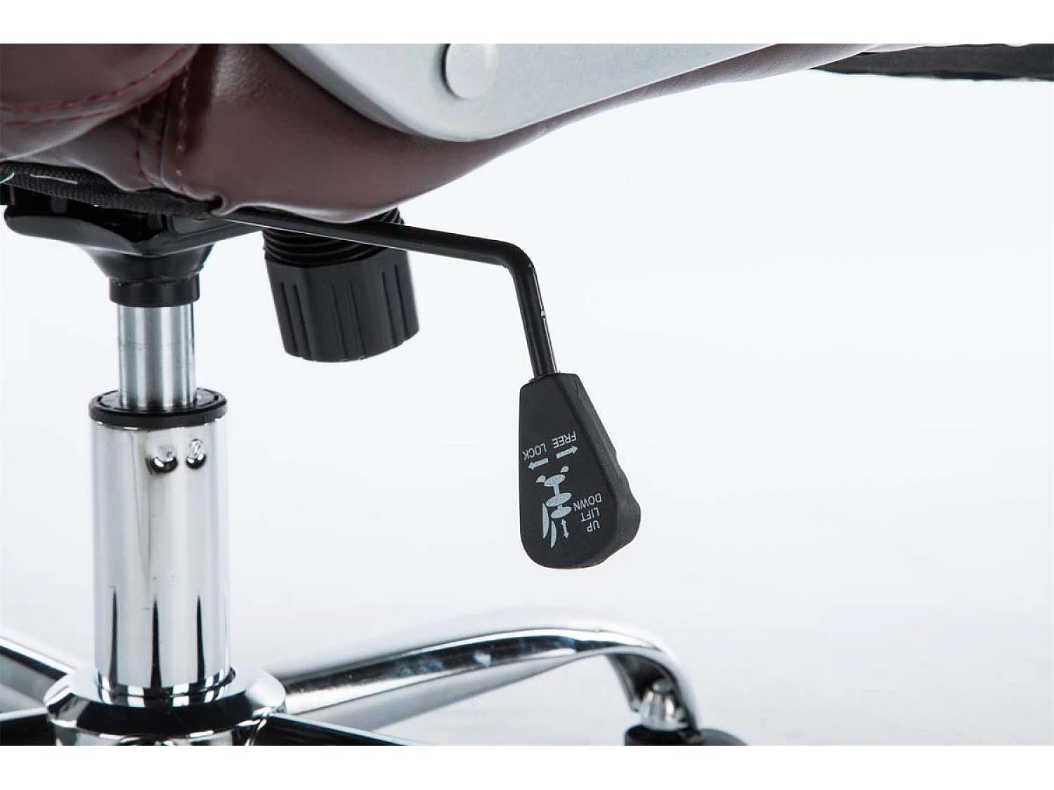 Chaise de bureau - Similicuir - Bordeaux - XXL Vancouver