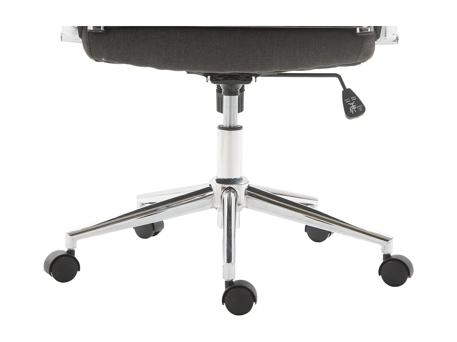 Bureaustoel - Stof & walnoot - donkergrijs - Kolumbus