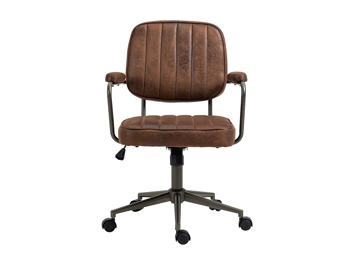 Bureaustoel - Kunstleer - cognac - Natrona