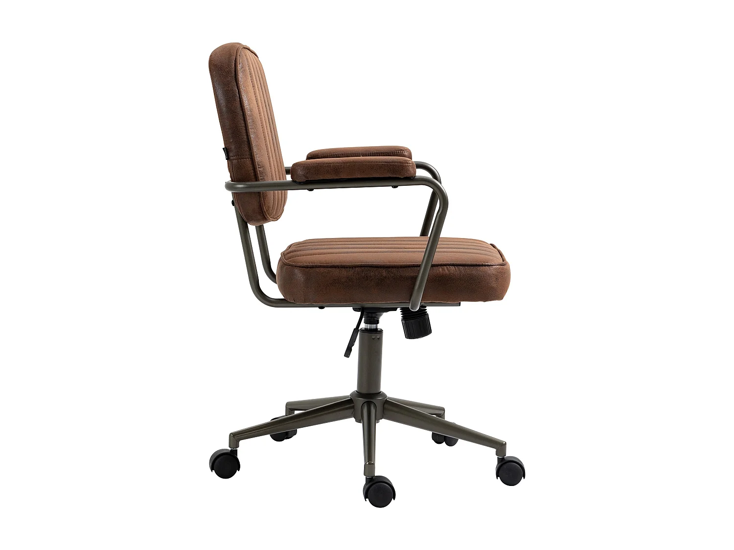 Bureaustoel - Kunstleer - cognac - Natrona