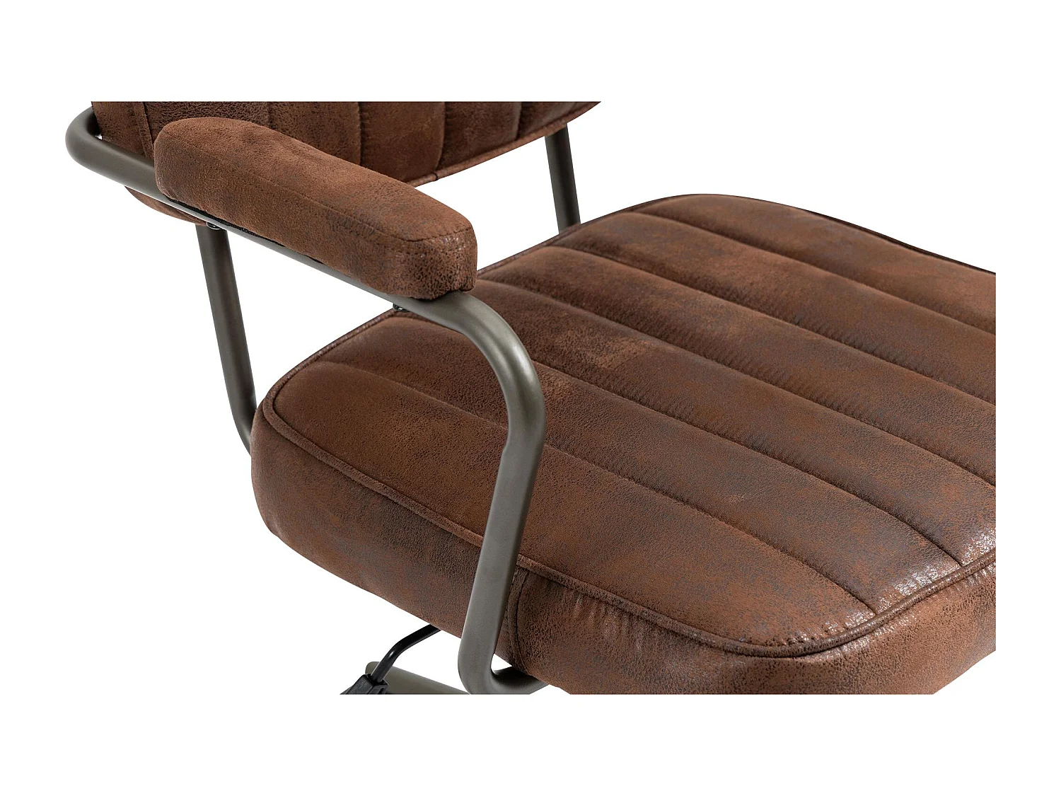 Bureaustoel - Kunstleer - cognac - Natrona