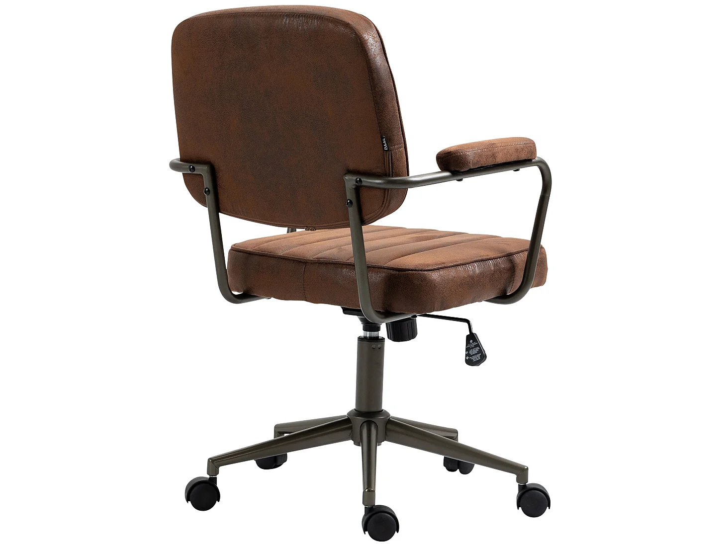 Chaise de bureau - Similicuir - Cognac - Natrona