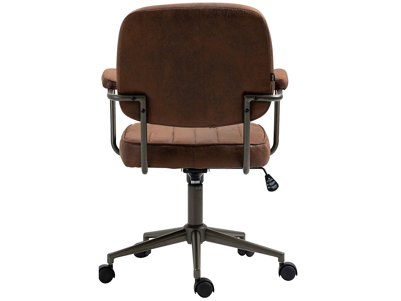 Chaise de bureau - Similicuir - Cognac - Natrona