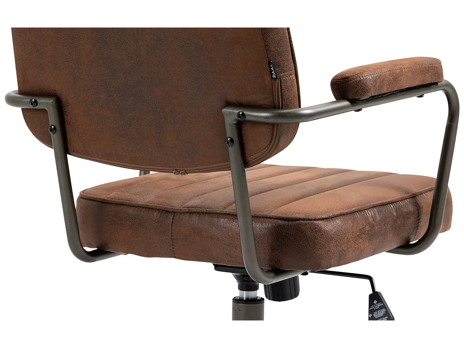 Chaise de bureau - Similicuir - Cognac - Natrona