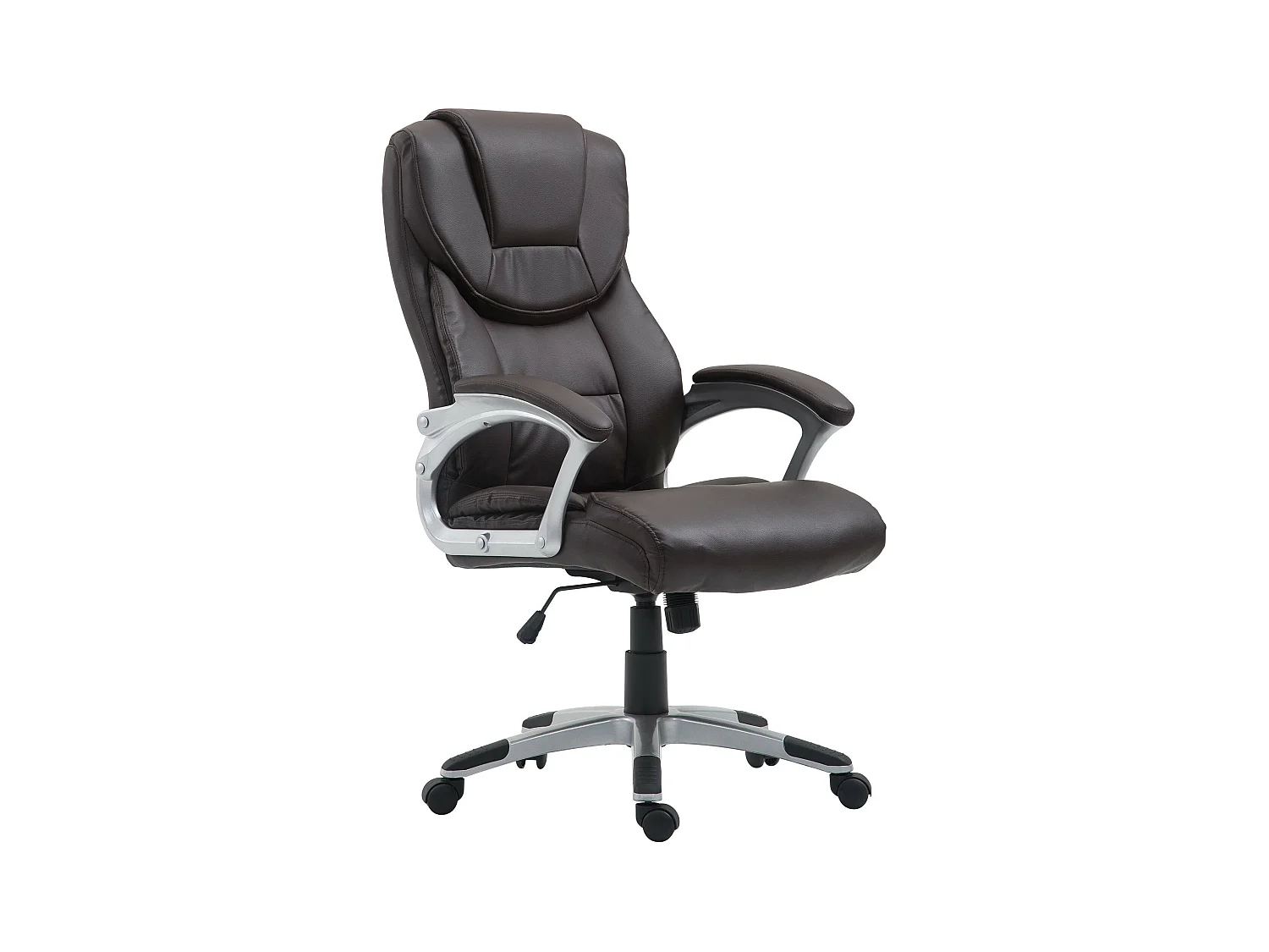 Chaise de bureau - Similicuir & Nature - Marron - Texas V2