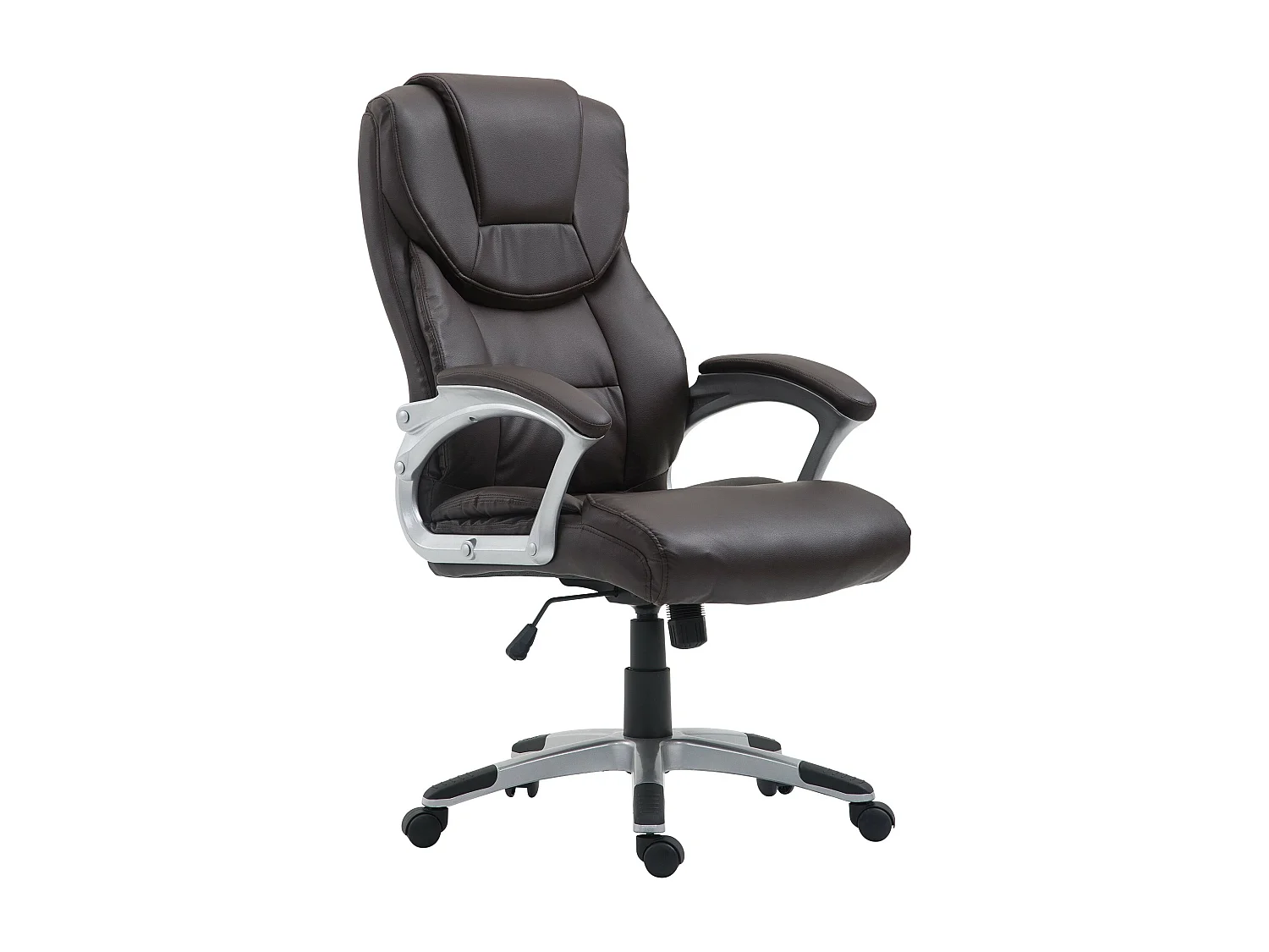 Chaise de bureau - Similicuir & Nature - Marron - Texas V2