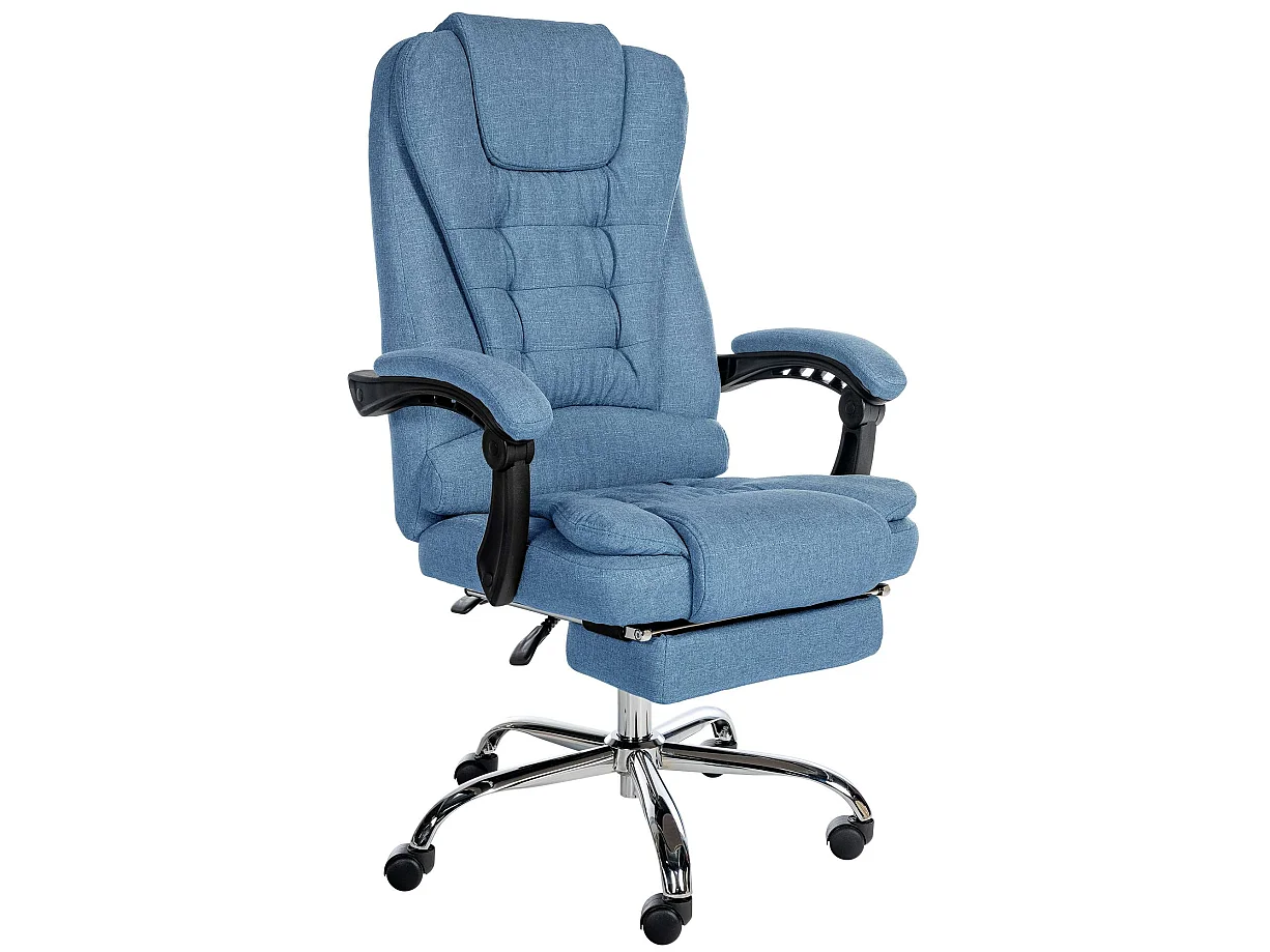 Chaise de bureau - Tissu - Bleu - Oxygen