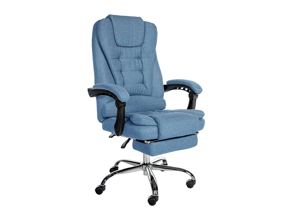 Chaise de bureau - Tissu - Bleu - Oxygen