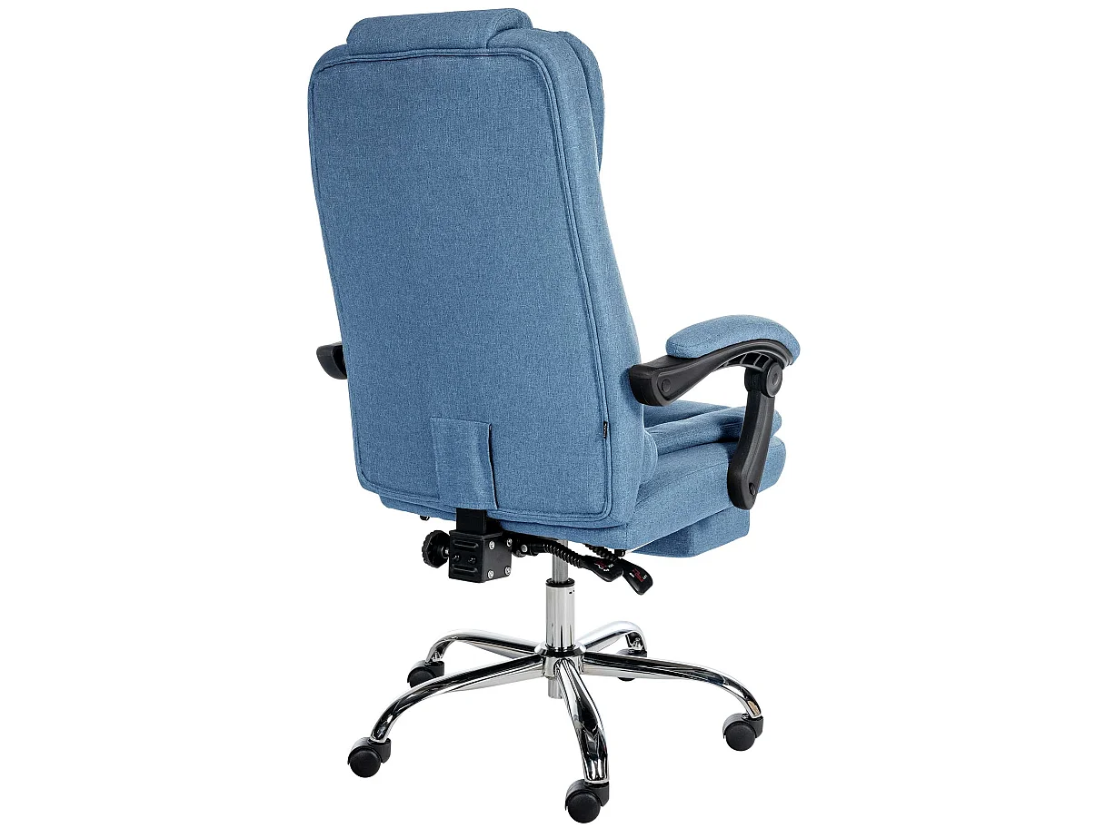 Chaise de bureau - Tissu - Bleu - Oxygen