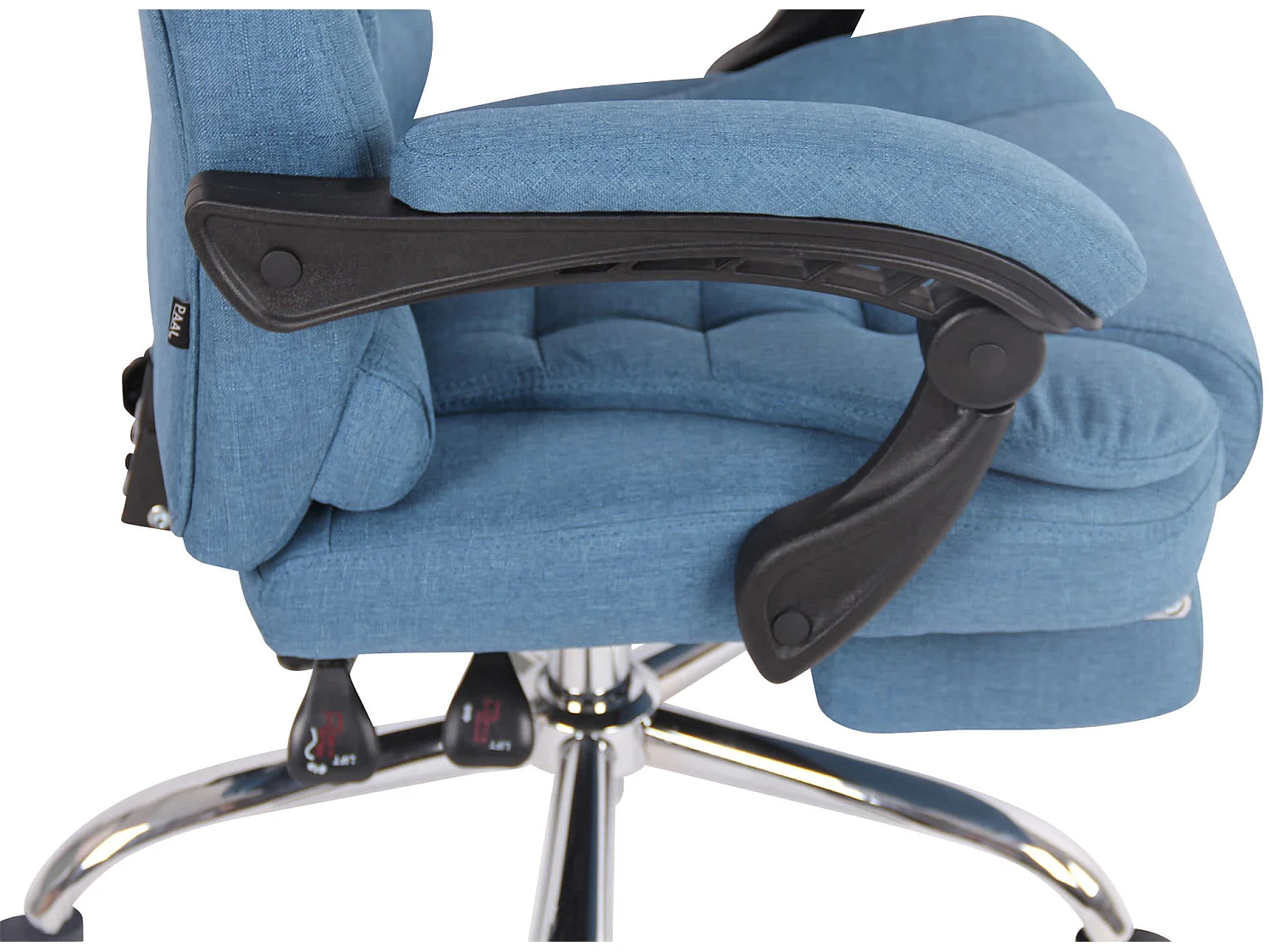 Chaise de bureau - Tissu - Bleu - Oxygen