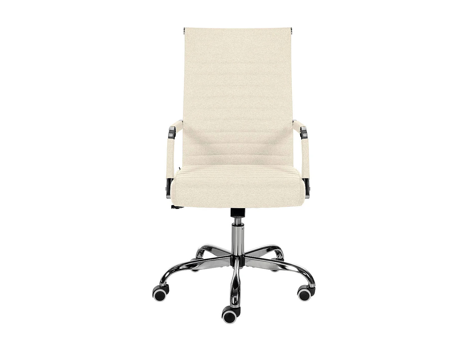 Chaise de bureau - Tissu - Crème - Amadora