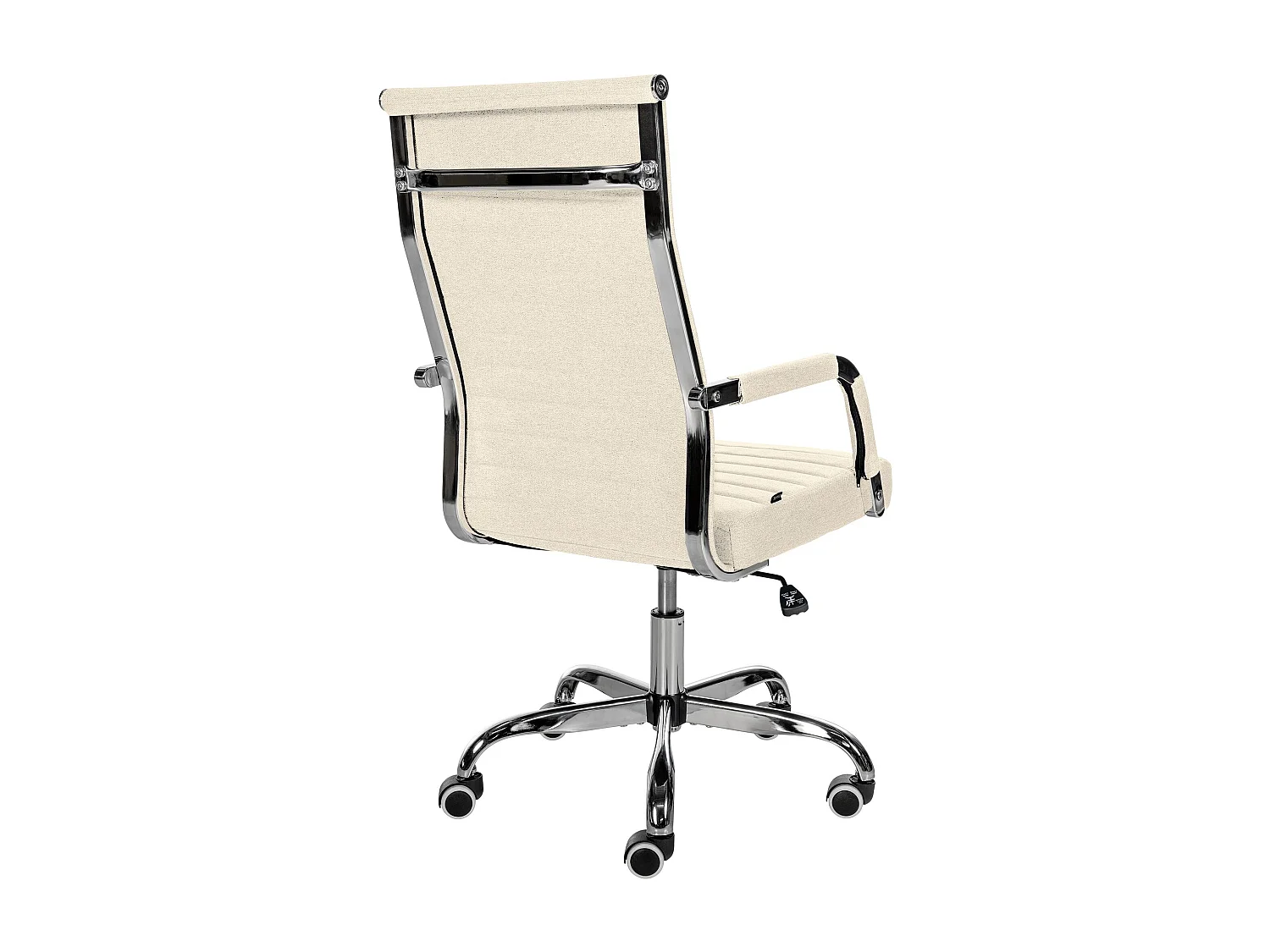 Chaise de bureau - Tissu - Crème - Amadora