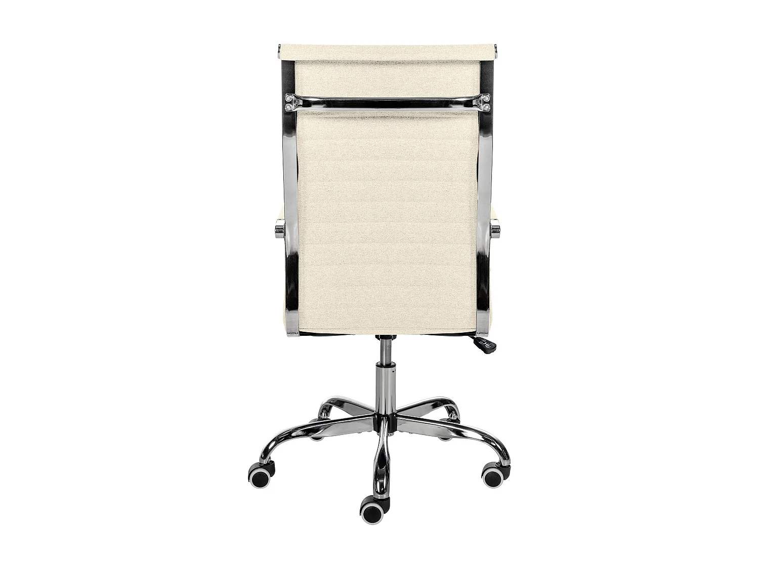 Chaise de bureau - Tissu - Crème - Amadora