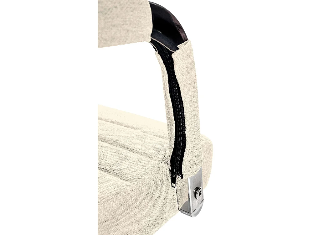 Chaise de bureau - Tissu - Crème - Amadora