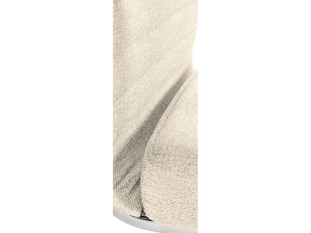 Chaise de bureau - Tissu - Crème - Amadora