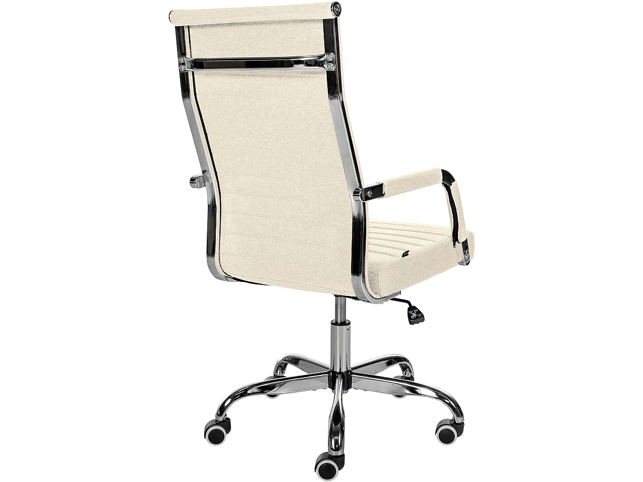 Chaise de bureau - Tissu - Crème - Amadora