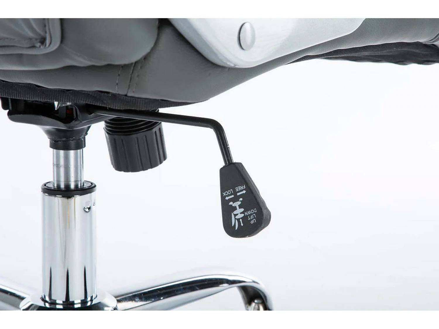 Bureaustoel - Kunstleer - grijs - XXL Vancouver