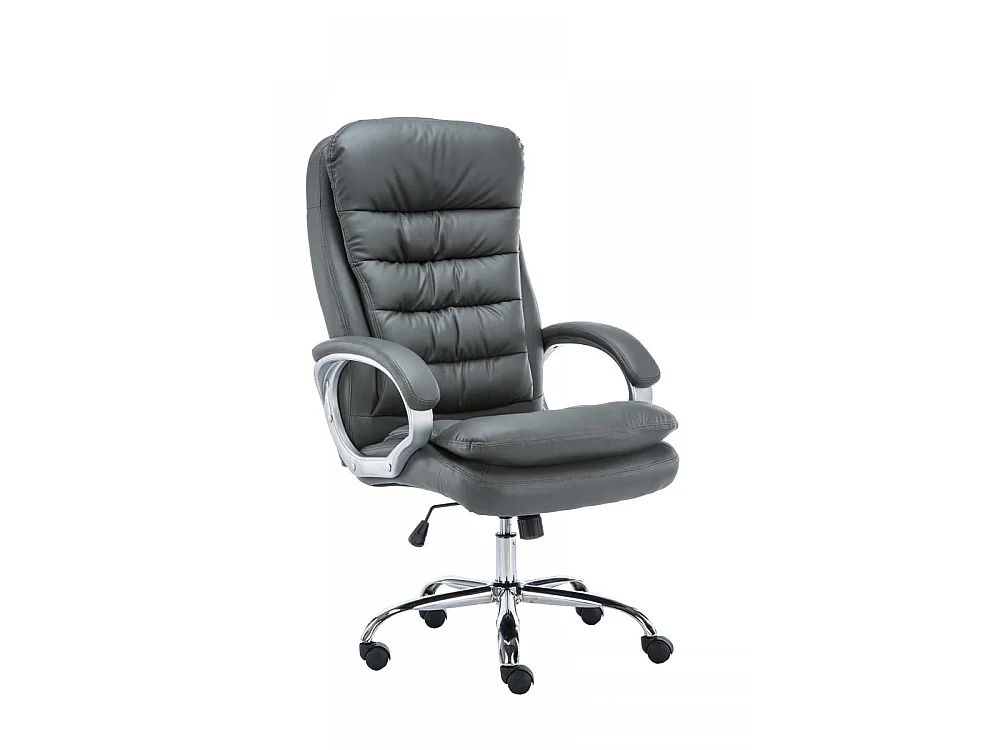 Chaise de bureau - Similicuir - Gris - XXL Vancouver