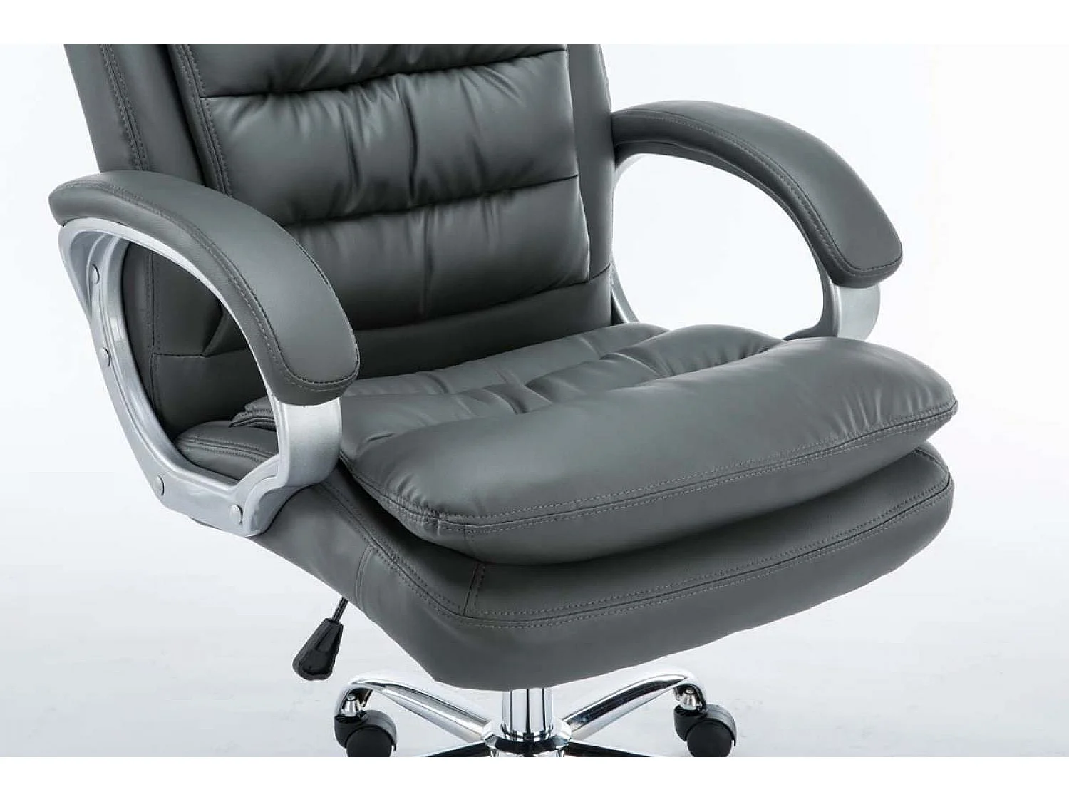 Chaise de bureau - Similicuir - Gris - XXL Vancouver
