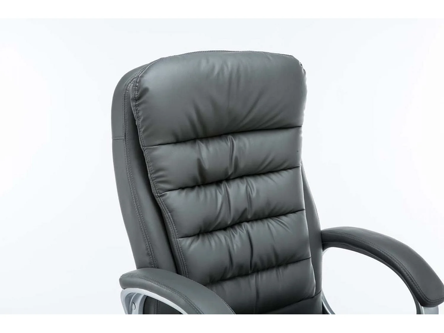 Chaise de bureau - Similicuir - Gris - XXL Vancouver