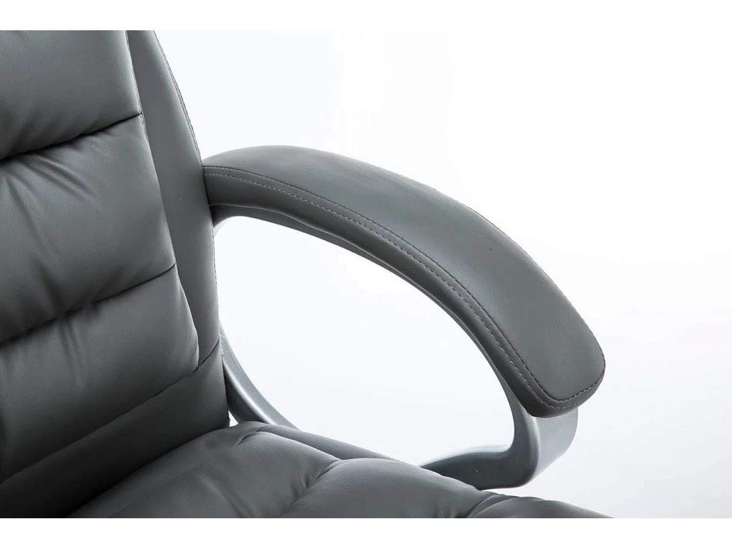 Chaise de bureau - Similicuir - Gris - XXL Vancouver