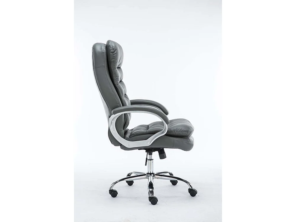 Chaise de bureau - Similicuir - Gris - XXL Vancouver