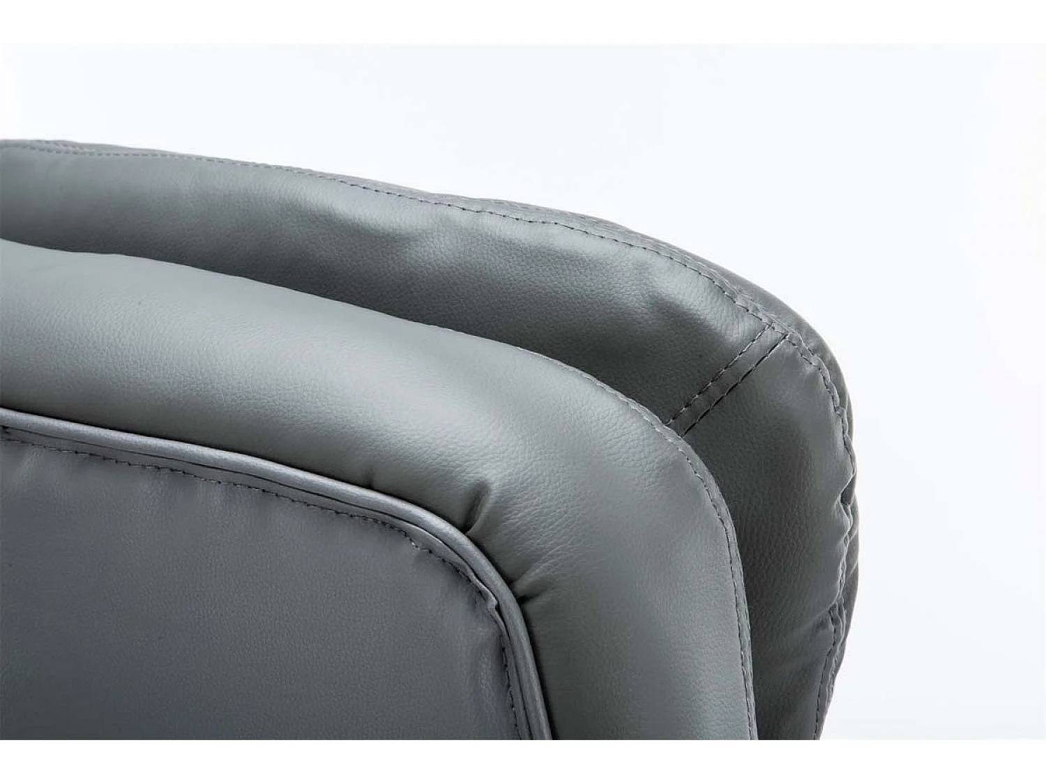 Chaise de bureau - Similicuir - Gris - XXL Vancouver