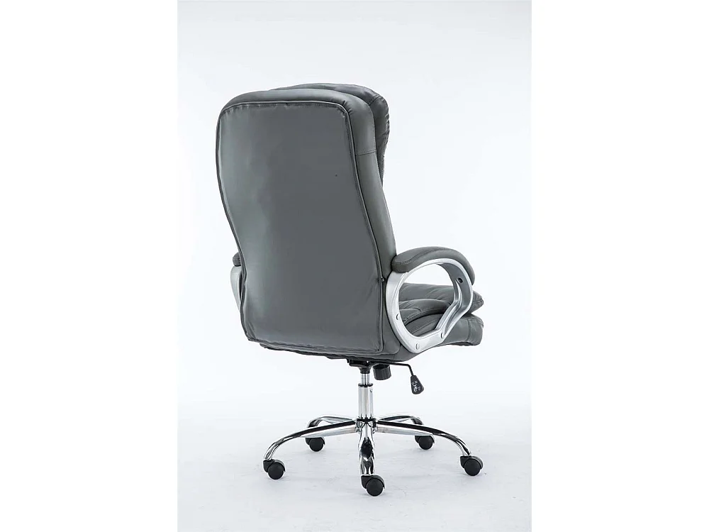 Chaise de bureau - Similicuir - Gris - XXL Vancouver