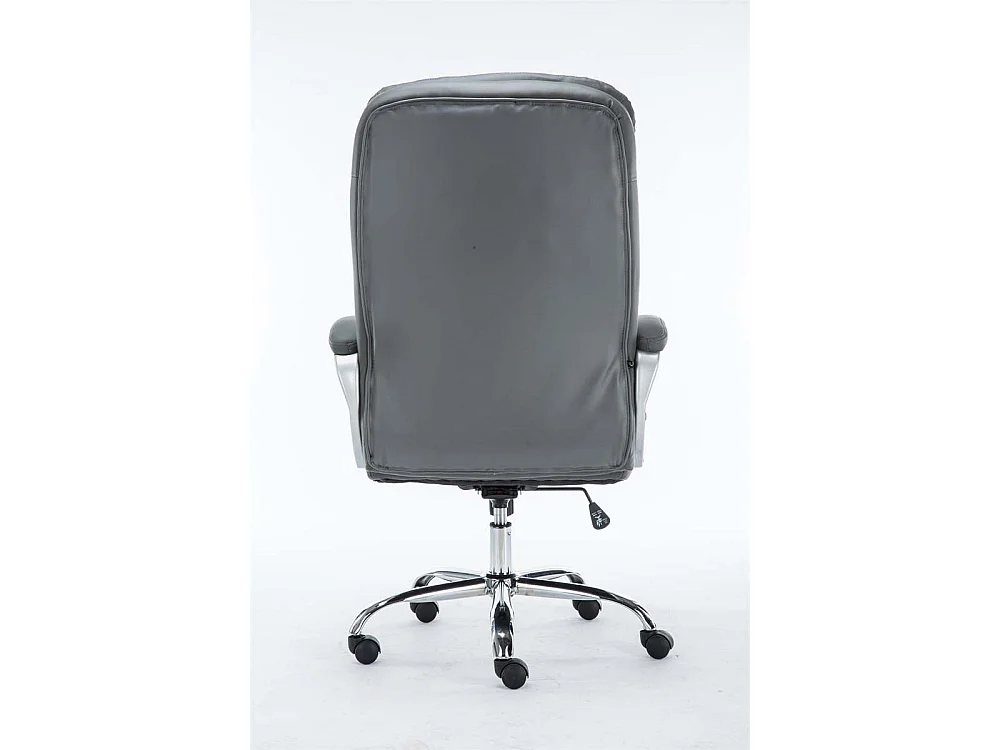 Chaise de bureau - Similicuir - Gris - XXL Vancouver