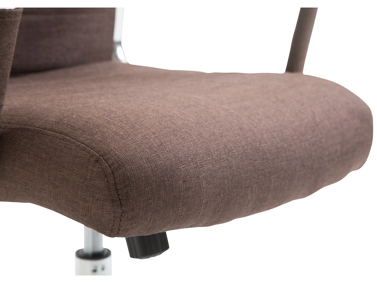 Bureaustoel - Stof & walnoot - bruin - Kolumbus