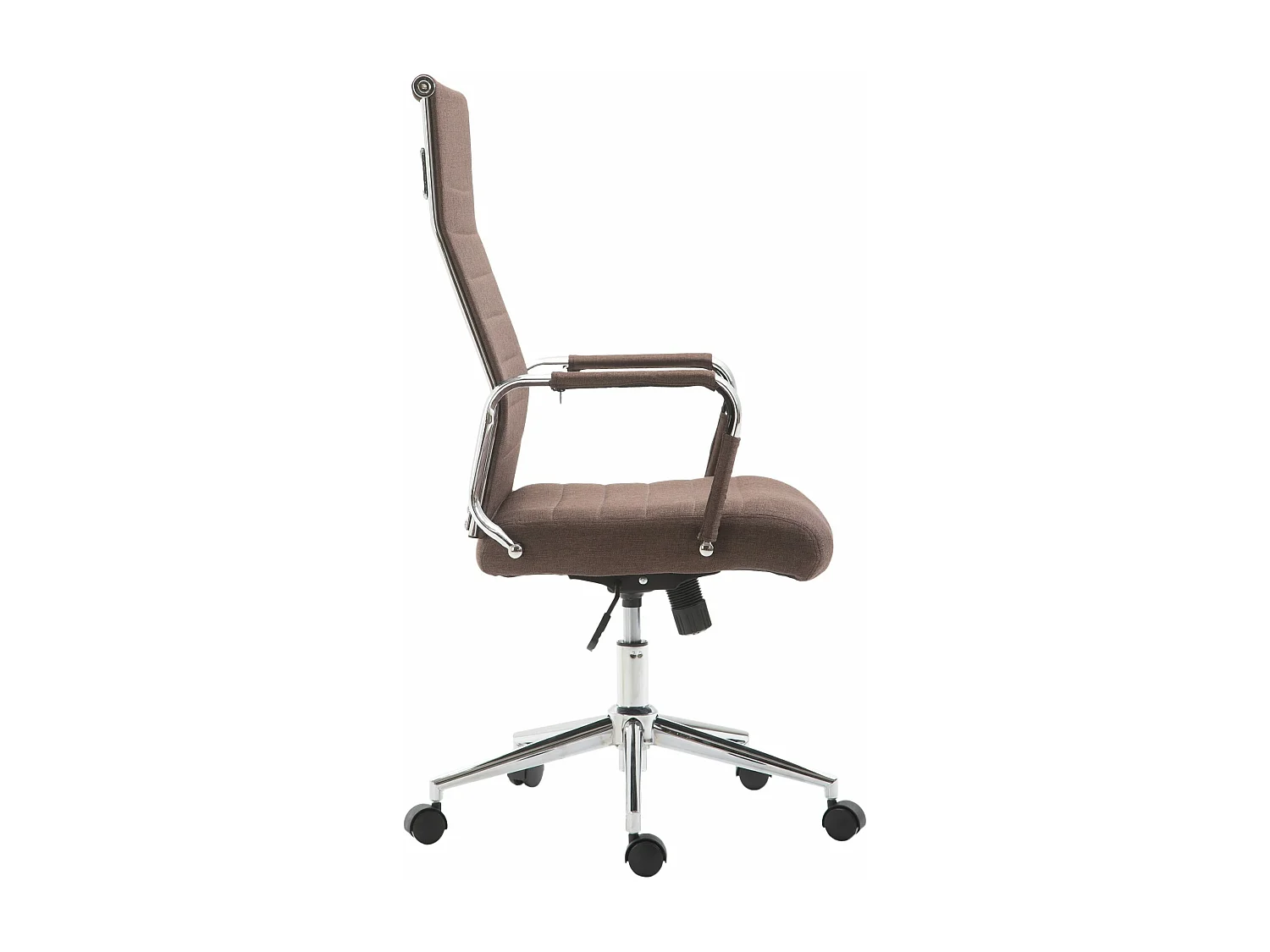 Bureaustoel - Stof & walnoot - bruin - Kolumbus
