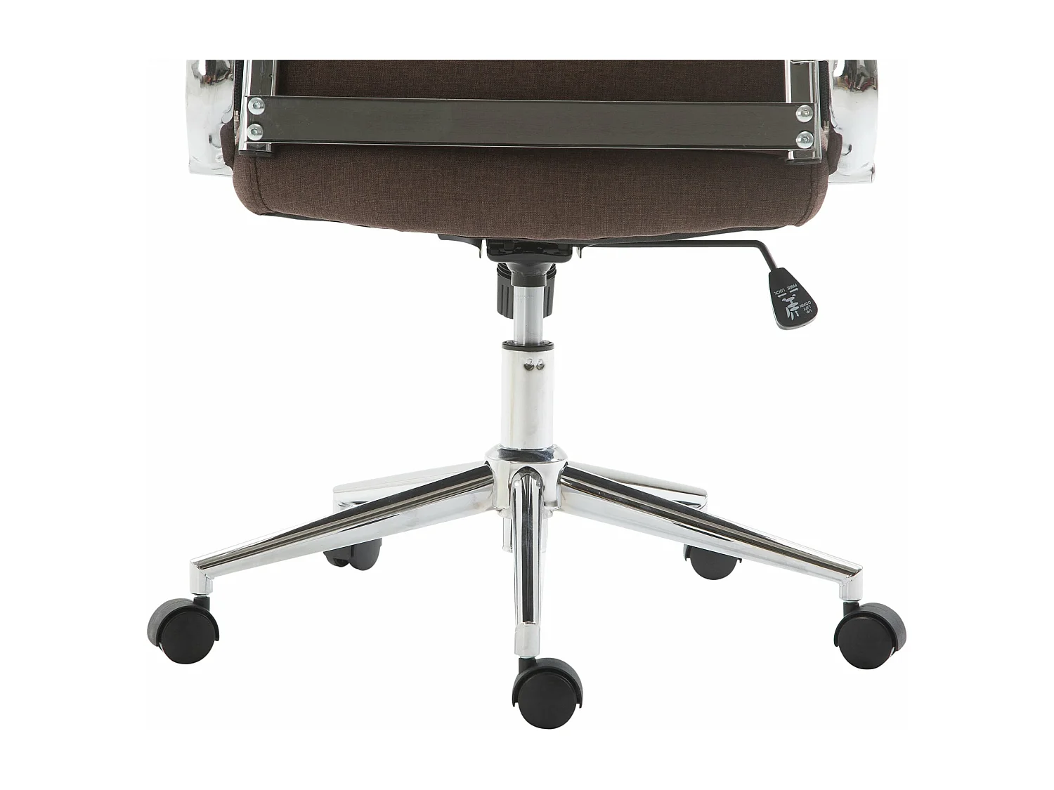 Bureaustoel - Stof & walnoot - bruin - Kolumbus
