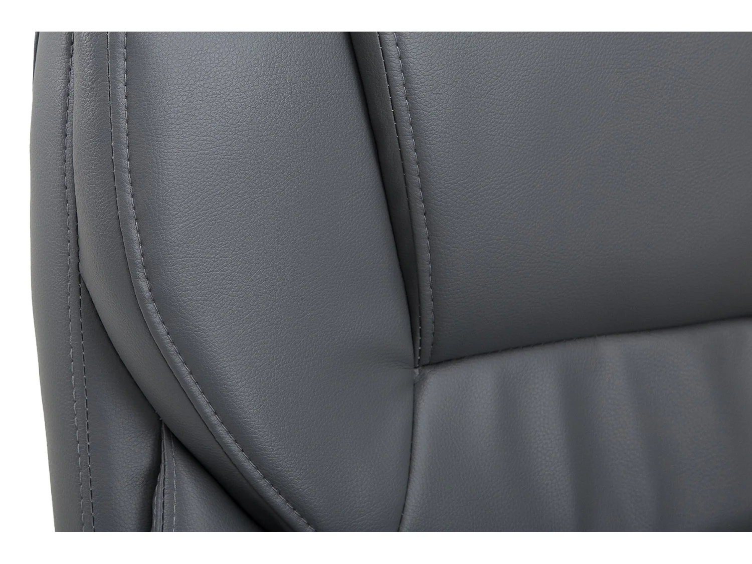 Chaise de bureau - Similicuir & Nature - Gris - Texas V2