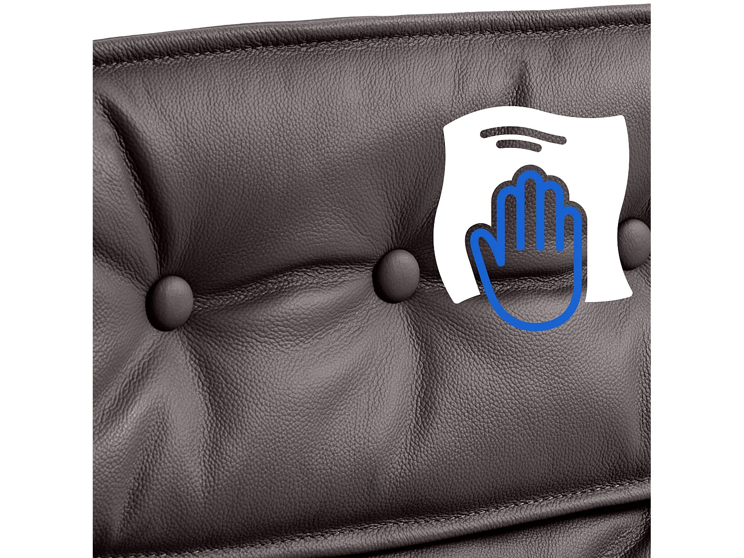 Bürosessel - Echtleder & natura - braun - Sotira