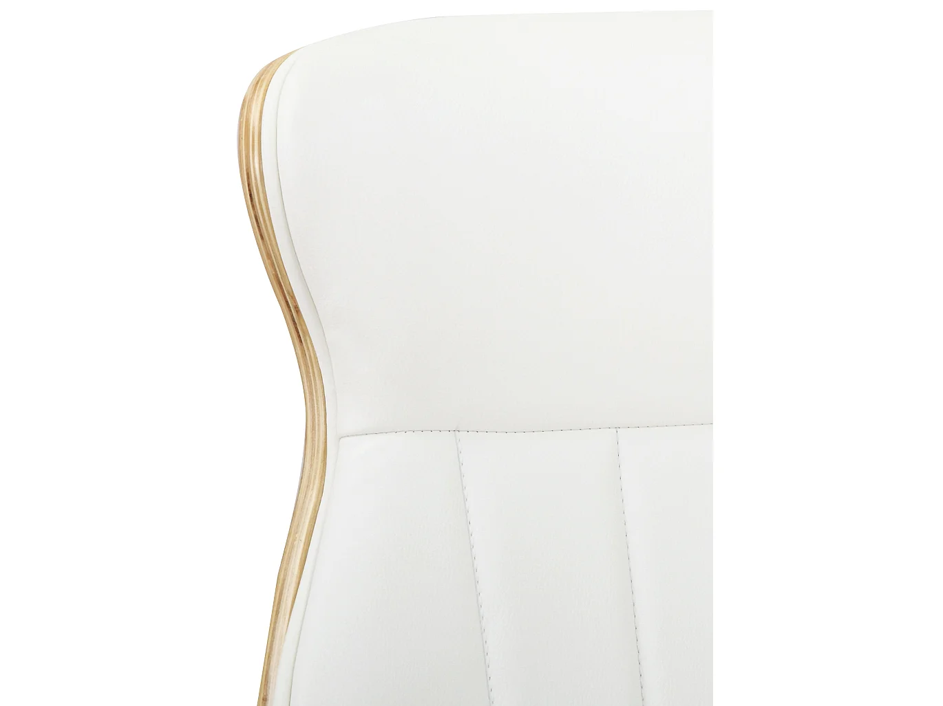 Bureaustoel - Kunstleer & natura - natura/wit - Melilla