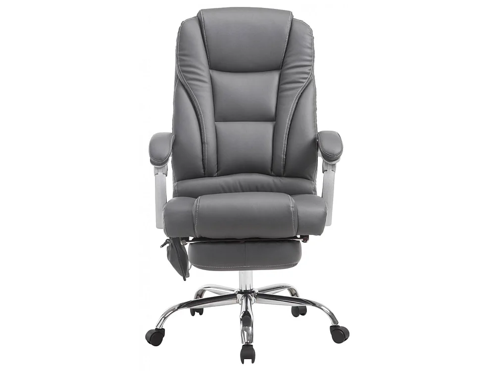 Bureaustoel - Kunstleer & natura - grijs - Pacific