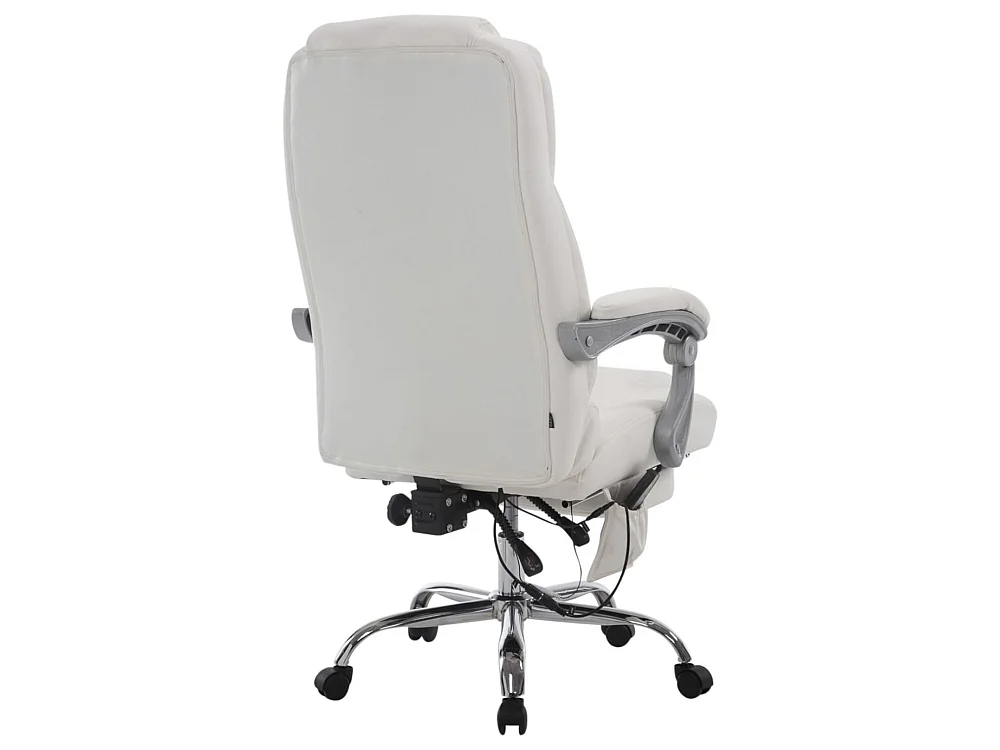 Chaise de bureau - Similicuir & Nature - Blanc - Pacific