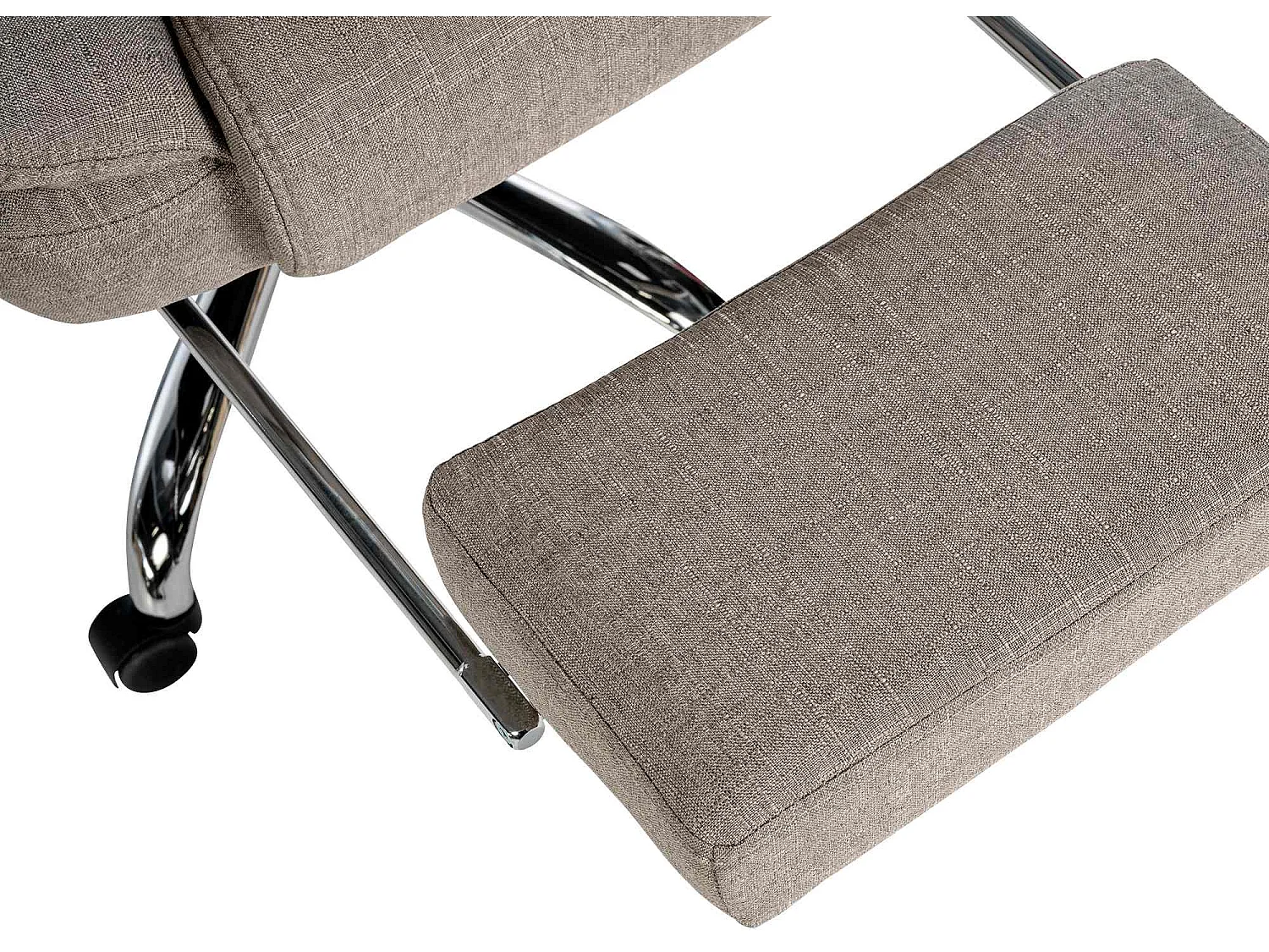 Chaise de bureau - Tissu - Taupe - Oxygen