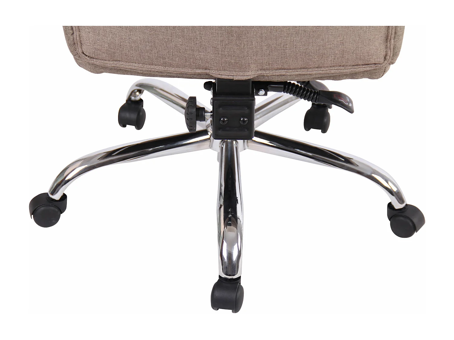 Chaise de bureau - Tissu - Taupe - Oxygen