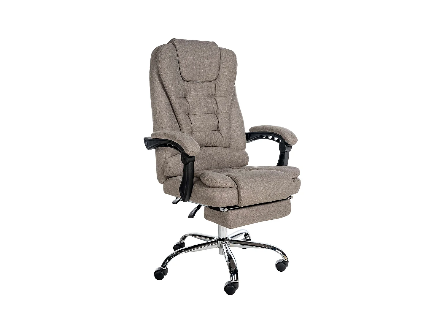 Chaise de bureau - Tissu - Taupe - Oxygen