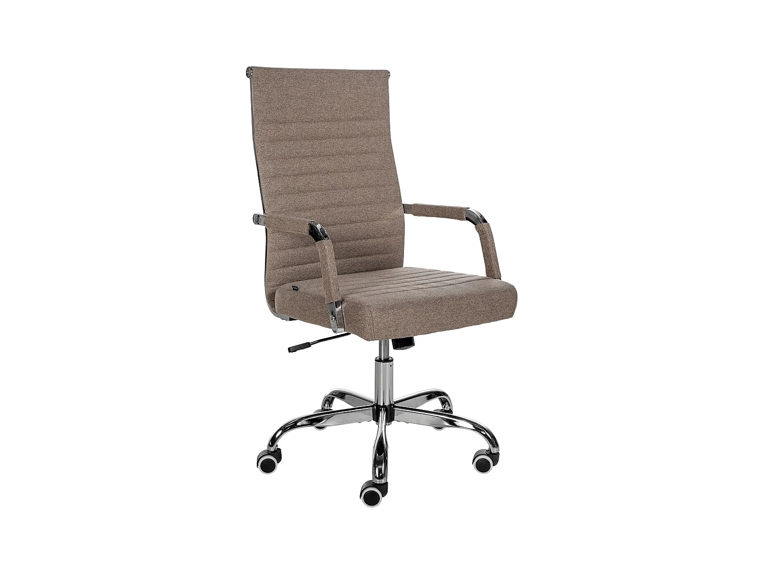 Chaise de bureau - Tissu - Taupe - Amadora