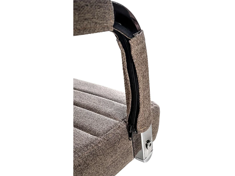 Chaise de bureau - Tissu - Taupe - Amadora