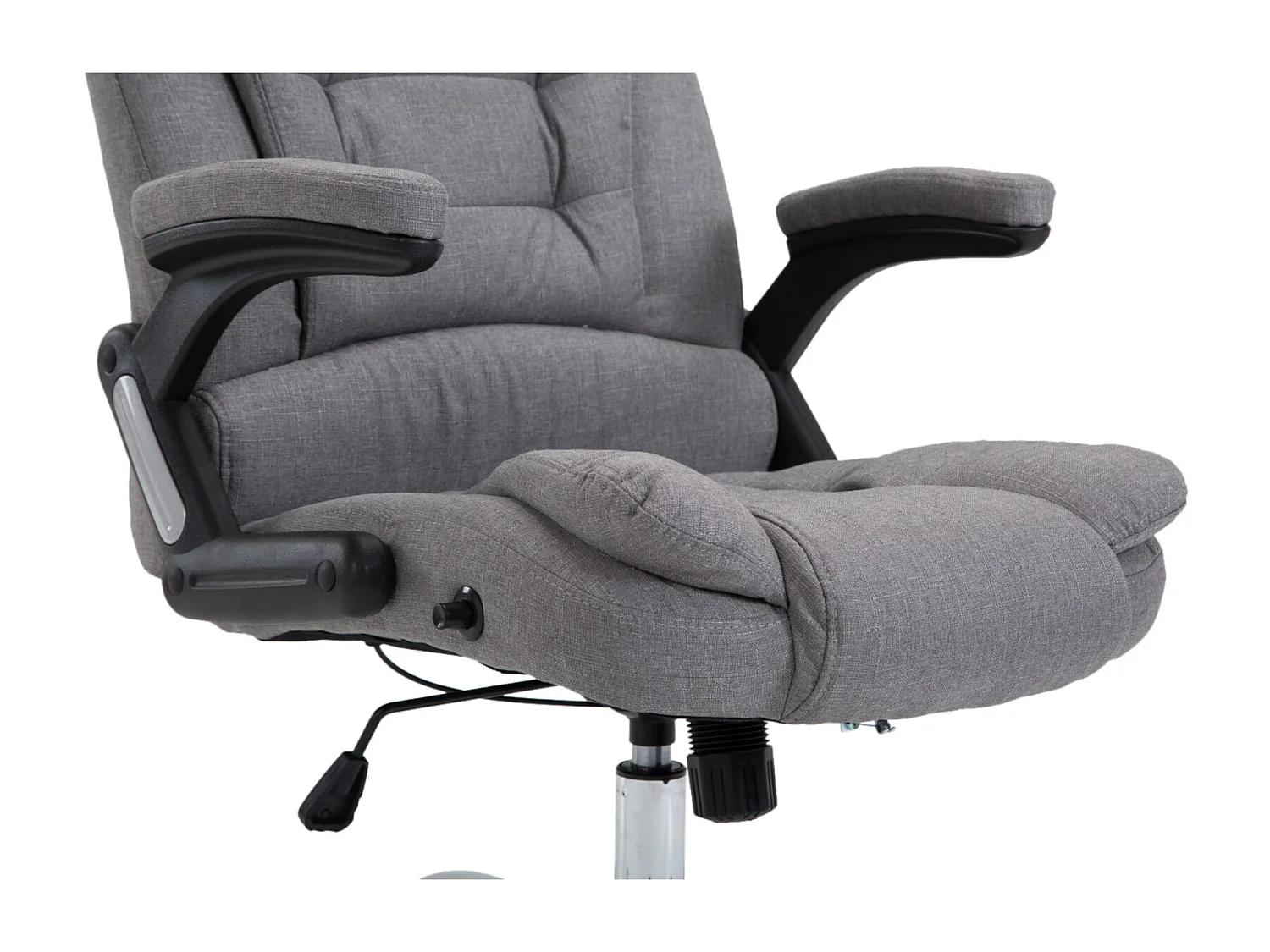 Chaise de bureau - Tissu & Nature - Gris - Thor