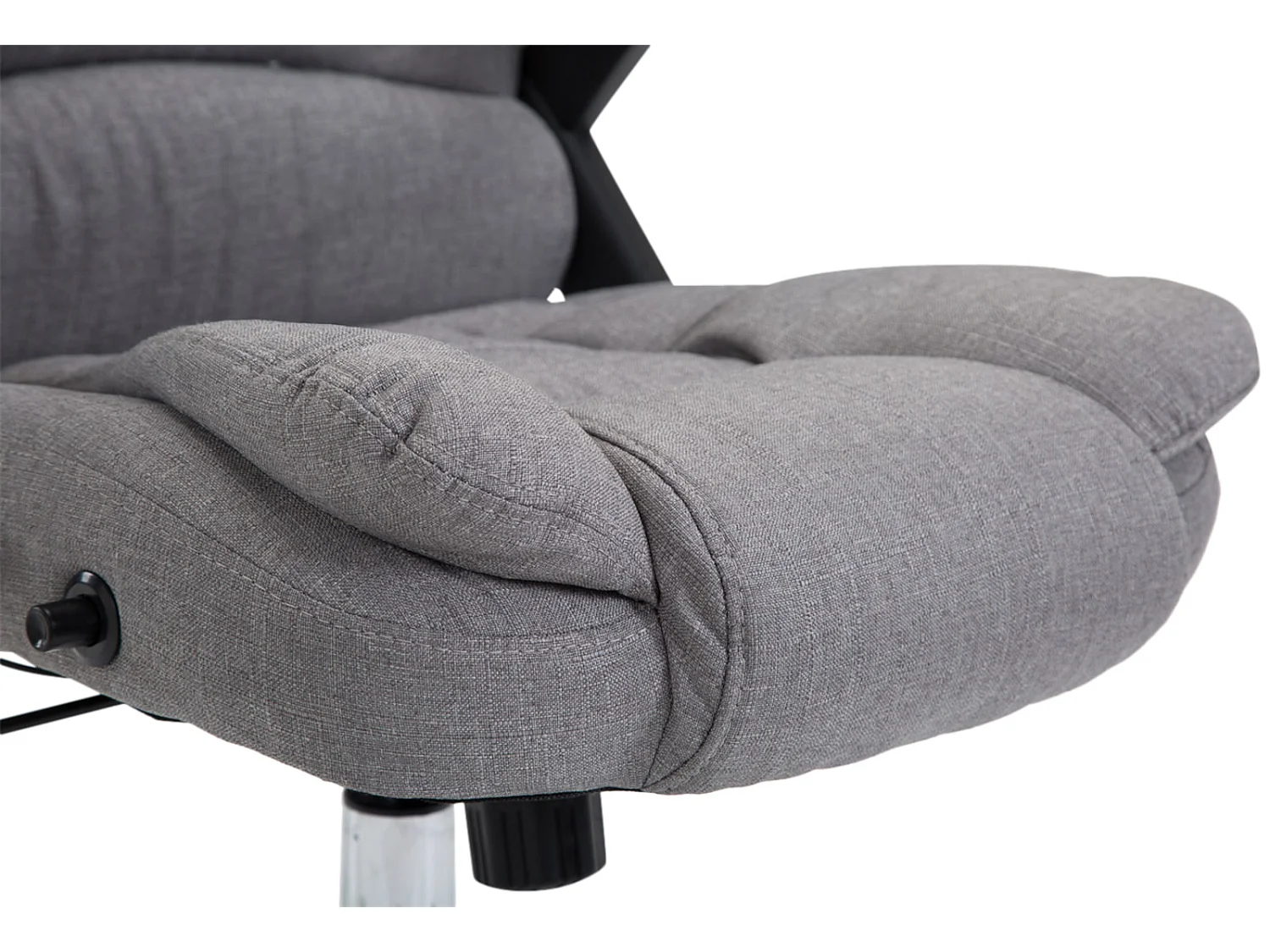 Chaise de bureau - Tissu & Nature - Gris - Thor