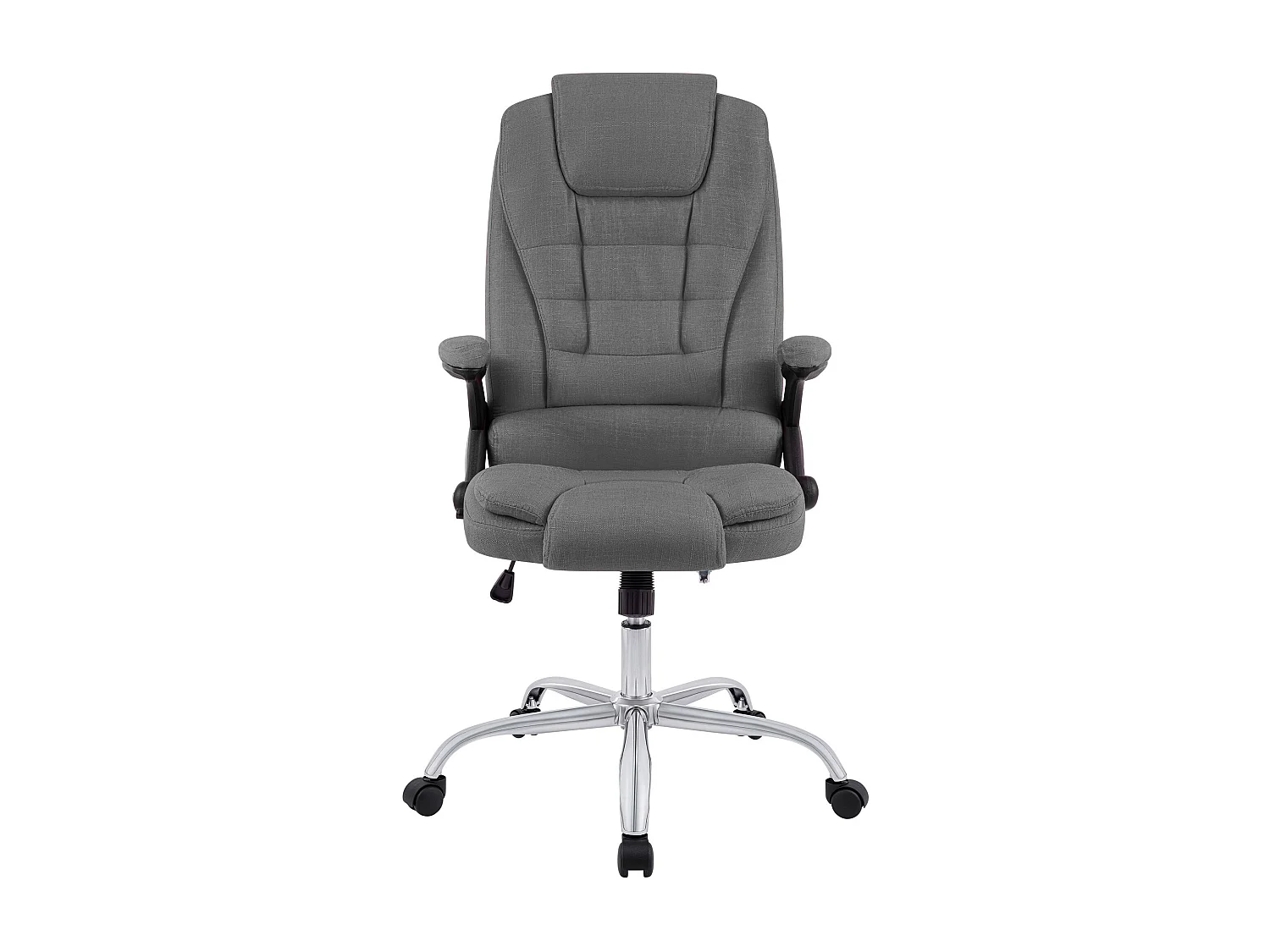 Chaise de bureau - Tissu - Gris - Thor