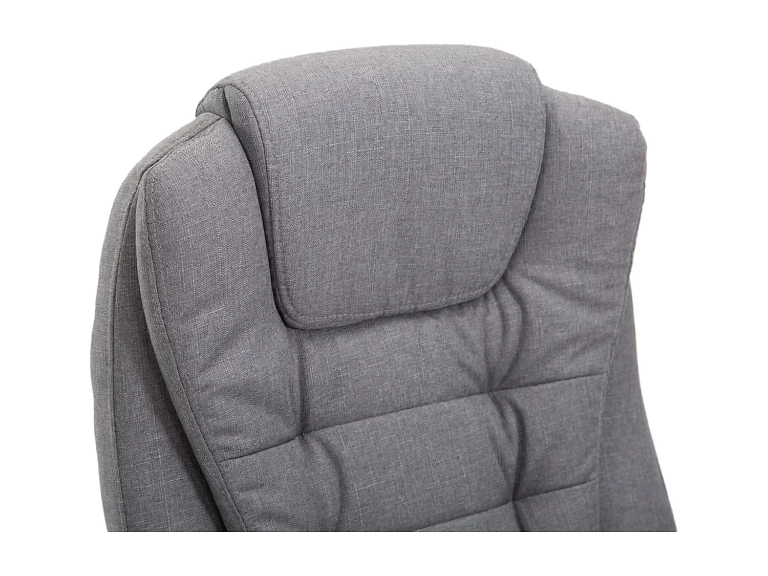 Chaise de bureau - Tissu - Gris - Thor